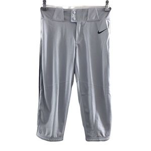 Nike Vapor Select Baseball High Pipe Pants‎ Boys Large Gray Athletic